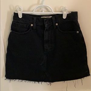 Madewell Black Skirt (size 25)